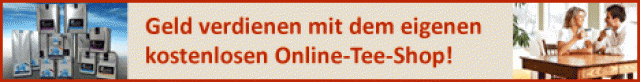 Eigener Teeshop mit eigener kostenlosen Webseite - Internet Telejob - Naumburg