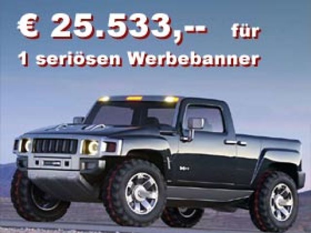 € 25.533,-- für nur 1 Banner - Webdesign - Stuttgart