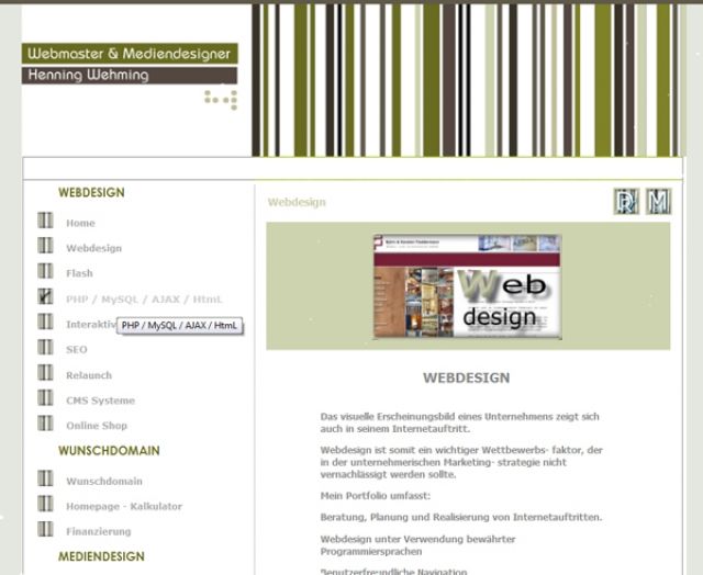 Homepage-Gestaltung, Onlineshop, Sozial-Sponsoring - Webdesign - Berlin