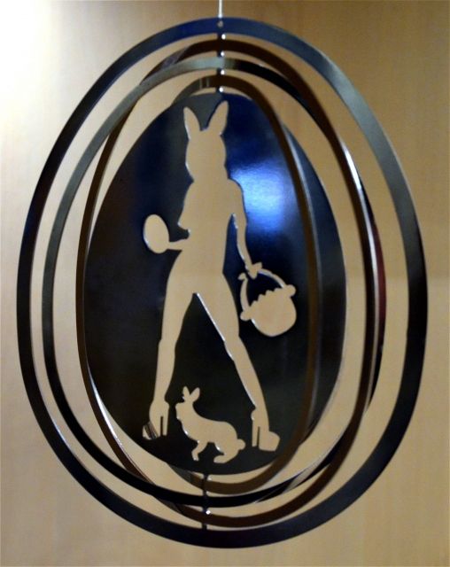 Oster-Bunny-Windspiel Ausführung 1 - Kunsthandwerk - Jößnitz