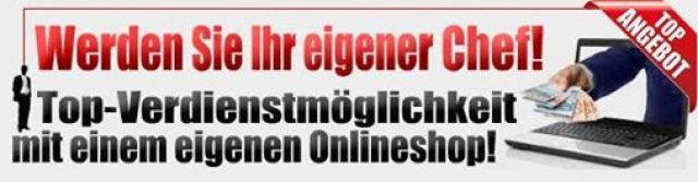 Werden Sie Ihr eigener Chef mit eigenem Onlineshop - Internet Telejob - Dresden