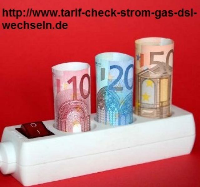Geld bei Strom-Gas-DSL Tarifvergleichen einsparen bis zu 500€ im Jahr - Partnerprogamme - Frankfurt