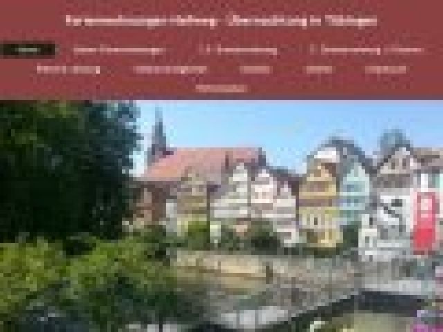 Ferienwohnungen Hellweg - Übernachtung in TÜbingen - Touristiker Reiseverkehr - Tübingen