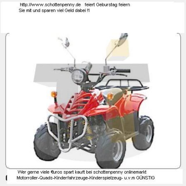 Quad  50cc  90cc  200cc  alle m strassenzul.günstiger gehts nicht text lesen - Rest Sonderposten - Essen