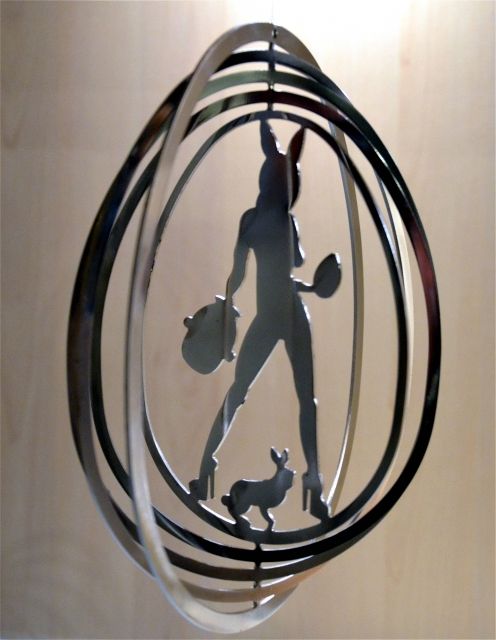 Oster-Bunny-Windspiel - Kunsthandwerk - Jößnitz