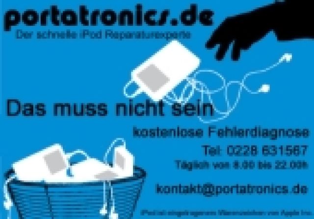 IPod läßt sich reparieren, 0228 / 631627 - Reparatur - Bonn