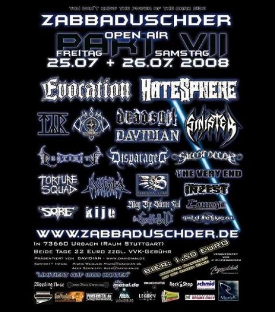 Hackisan präsentiert Zabbaduschder VII (2008) - Entertainment - Schorndorf