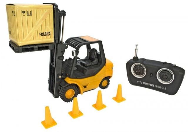 Detailgetreuer RC Gabelstapler mit Fernsteuerung & Mega Zubehör-schottenpenny g - Rest Sonderposten - Essen