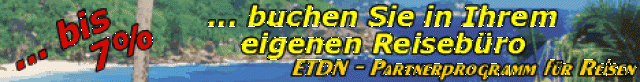 Ihr eigenes Reiseportal - Hier kommt Ihre Chance. - Partnerprogamme - Bundesweit