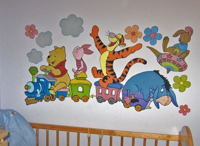 Wandmalerei in Baby und Kinderzimmer - Malen Zeichnen - Nürnberg