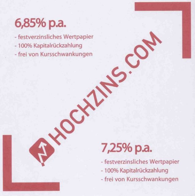 Hochzinsanleihe - Sonstige Finanzdienstleistungen - Metzingen