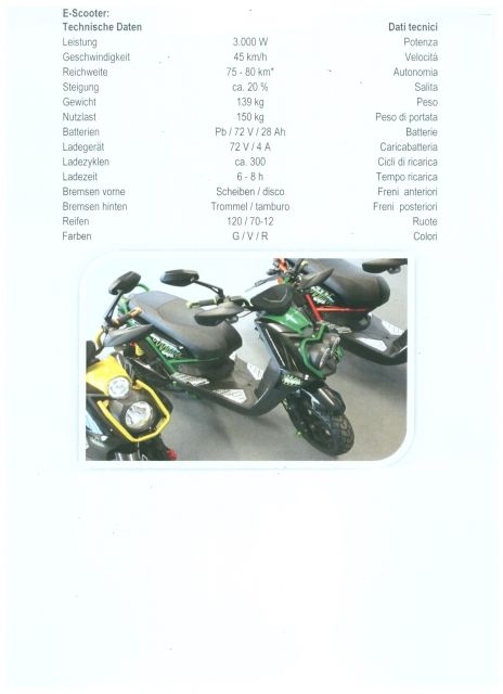 Biete 23 Stück (Container) Elektro-Roller (E-Scooter) zum Kauf an!!! - Rest Sonderposten - CALDARO / ITALY