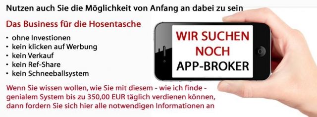 APP-Broker gesucht... - Direktvertrieb - Rotenburg