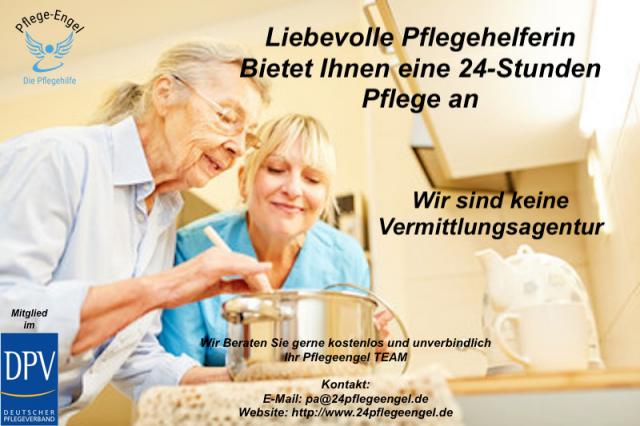 Wir bieten Ihnen eine Pflegehilfe in einer 24-Stunden-Betreuung - Hilfe für Privathaushalt Kein Au Pair - Stuttgart 