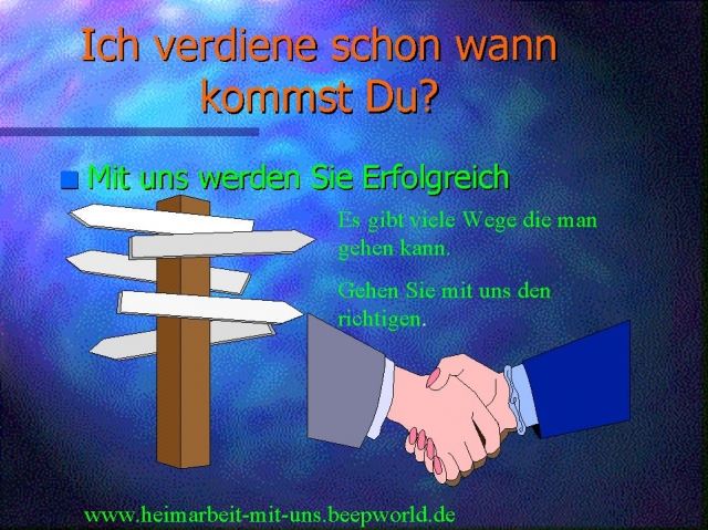 Hier gibts die beste Heimarbeit - Arbeitsvermittlung - Zeulenroda