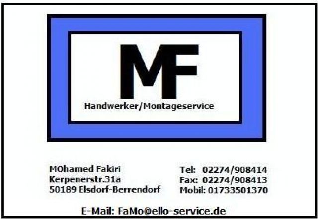 M.F. Handwerker und Montageservice - Rund Ums Haus - Elsdorf