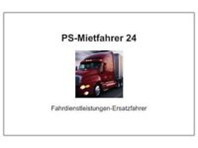 Selbständiger Kraftfahrer CE  frei zur Aushilfe - Fahrdienst Chauffeur - pforzheim