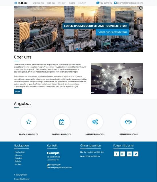 Responsive WEBSITE - Start Up Homepage - Webdesign - Berlin