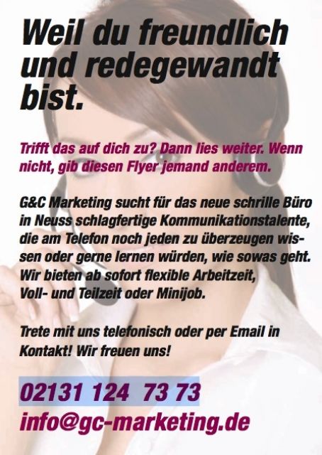 Call Agent - Telefonist Call Agent - Neuss