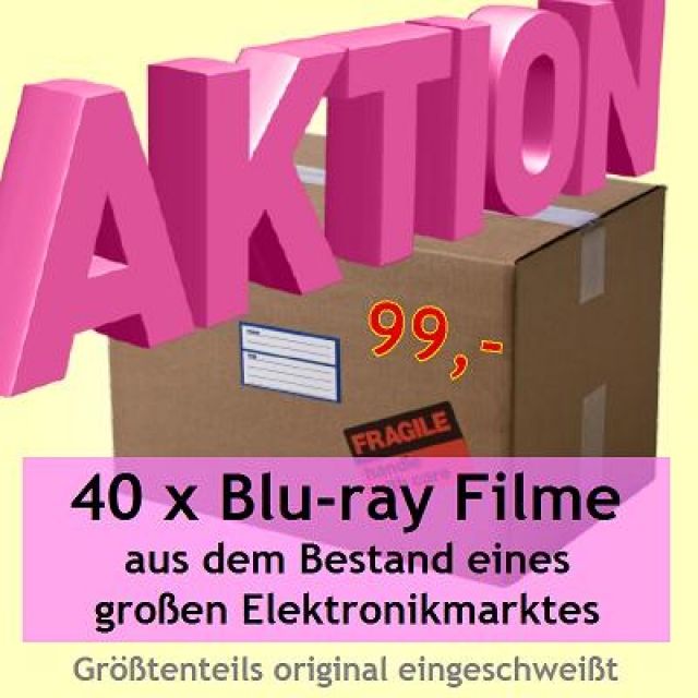 Bluray-Videos aus Saisonwechsel einen großen Elektronikmarktes  - Rest Sonderposten - Ingolstadt