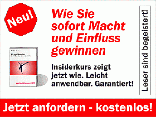 Und plötzlich tun andere, ... - Vertrieb - Bundesweit